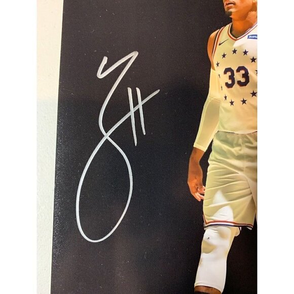 Tobias Harris Autograph Signed Philadelphia 76ers Spotlight 8x10 Photo JSA - Picture 2 of 4